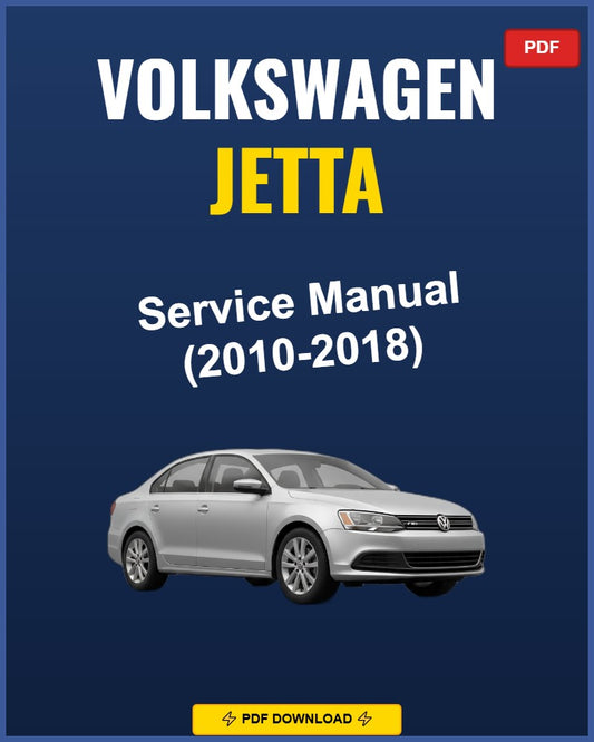 Volkswagen Jetta 2010-2018 Service Repair Workshop Manual | 2010 2011 2012 2013 2014